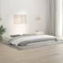 Cadru de pat Super King, alb, 180x200 cm, lemn masiv de pin GartenMobel Dekor