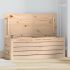 Cutie de depozitare, alb, 89x36,5x33 cm, lemn masiv de pin GartenMobel Dekor