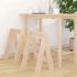 Scaune, 2 buc., maro miere, 40x40x60 cm, lemn masiv de pin GartenMobel Dekor