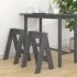 Scaune, 2 buc., maro miere, 40x40x60 cm, lemn masiv de pin GartenMobel Dekor