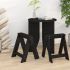 Scaune, 2 buc., maro miere, 40x40x45 cm, lemn masiv de pin GartenMobel Dekor