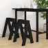 Scaune, 2 buc., maro miere, 40x40x60 cm, lemn masiv de pin GartenMobel Dekor