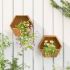 Jardiniere de perete, 2 buc., ruginiu, 30x10x25 cm, oțel corten GartenMobel Dekor