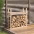 Rastel pentru lemne de foc, gri, 110x35x108,5 cm lemn masiv pin GartenMobel Dekor