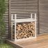 Rastel pentru lemne de foc, gri, 110x35x108,5 cm lemn masiv pin GartenMobel Dekor