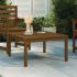 Măsuță de grădină, gri, 82,5x82,5x45 cm, lemn masiv de pin GartenMobel Dekor