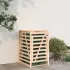 Depozitare coș de gunoi, alb, 84x90x128,5 cm, lemn masiv de pin GartenMobel Dekor