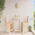 Scaune de bar, 2 buc., negru, 40x42x120 cm, lemn masiv de pin GartenMobel Dekor