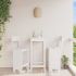 Taburete de bar, 2 buc., negru, 40x48,5x115,5 cm lemn masiv pin GartenMobel Dekor