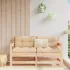 2 Bucată Sofa de colț pentru grădină Lemn masiv de pin GartenMobel Dekor