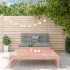 Set mobilier relaxare de grădină, 2 piese, lemn de pin tratat GartenMobel Dekor
