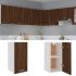 Dulap suspendat, alb, 29,5 x 31 x 60 cm, PAL GartenMobel Dekor
