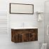 Set mobilier de baie, 2 piese, alb, PAL GartenMobel Dekor