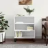 Servantă, alb extralucios, 57x35x70 cm, lemn compozit GartenMobel Dekor