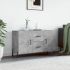 Servantă, gri beton, 100x36x60 cm, lemn compozit GartenMobel Dekor