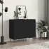 Servante, 2 buc., negru, 40x35x70 cm, lemn prelucrat GartenMobel Dekor