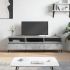 Comodă TV, gri beton, 150x30x44,5 cm, lemn prelucrat GartenMobel Dekor