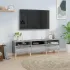 Comodă TV, gri sonoma, 150x30x44,5 cm, lemn prelucrat GartenMobel Dekor