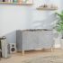 Dulap pentru discuri, gri beton, 74,5x38x48 cm, lemn prelucrat GartenMobel Dekor