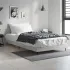 Cadru de pat, gri sonoma, 90x200 cm, lemn prelucrat GartenMobel Dekor