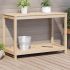 Masă plantare cu raft maro ceruit 82,5x35x75 cm lemn masiv pin GartenMobel Dekor