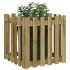 Pat înălțat grădină design gard 150x50x50 cm lemn impregnat pin GartenMobel Dekor