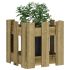 Jardinieră grădină design gard, 30x30x30 cm, lemn masiv douglas GartenMobel Dekor