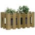 Jardinieră grădină design gard, 60x30x30 cm, lemn masiv douglas GartenMobel Dekor