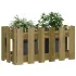 Pat înălțat grădină design gard 150x50x50 cm lemn impregnat pin GartenMobel Dekor