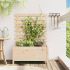 Jardinieră de grădină cu raft, 79x39,5x114 cm, lemn masiv pin GartenMobel Dekor