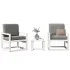 Set mobilier grădină, 3 piese, maro ceruit, lemn masiv pin GartenMobel Dekor