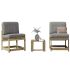 Set mobilier de grădină, 3 piese, lemn de pin impregnat GartenMobel Dekor