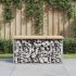 Bancă de grădină, design gabion, 103x44x42cm, lemn masiv de pin GartenMobel Dekor