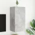 Comodă TV de perete cu lumini LED, gri beton, 80x35x31 cm GartenMobel Dekor