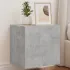 Comodă TV de perete cu lumini LED, gri beton, 80x35x31 cm GartenMobel Dekor