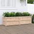 Jardinieră de grădină, alb, 180x50x50 cm, lemn masiv de pin GartenMobel Dekor