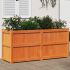 Jardinieră de grădină, alb, 150x50x70 cm, lemn masiv de pin GartenMobel Dekor