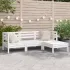 Canapea de grădină 3 locuri/taburet, lemn de pin tratat GartenMobel Dekor