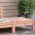Taburet de grădină, negru, lemn masiv de pin GartenMobel Dekor