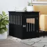 Mobilier tip ladă pentru câini negru 45x62x59 cm lemn prelucrat GartenMobel Dekor