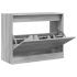 Pantofar cu 4 sertare rabatabile, gri sonoma, 60x34x187,5 cm GartenMobel Dekor