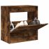 Pantofar cu 4 sertare rabatabile, stejar fumuriu, 60x34x187,5cm GartenMobel Dekor