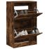 Pantofar cu 4 sertare rabatabile, stejar fumuriu, 60x34x187,5cm GartenMobel Dekor