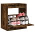 Pantofar cu 4 sertare rabatabile, stejar fumuriu, 60x34x187,5cm GartenMobel Dekor