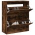 Pantofar cu 4 sertare rabatabile, stejar fumuriu, 60x34x187,5cm GartenMobel Dekor