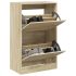 Pantofar cu 4 sertare rabatabile, stejar sonoma, 80x21x163,5 cm GartenMobel Dekor