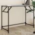 Birou stejar sonoma 100x45x76 cm lemn/oțel vopsit electrostatic GartenMobel Dekor