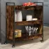 Cărucior de bucătărie stejar fumuriu 70x30x82 cm lemn prelucrat GartenMobel Dekor