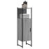 Dulap de baie, stejar maro, 33x33x120,5 cm, lemn prelucrat GartenMobel Dekor