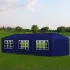 Pavilion de grădină 3 x 12 m, albastru GartenMobel Dekor